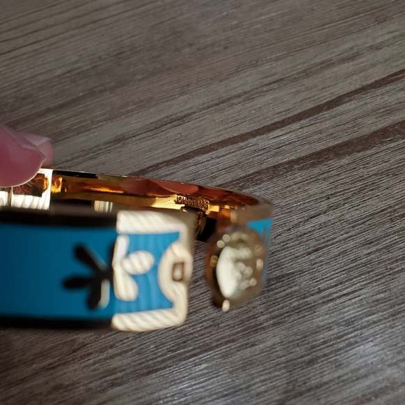 NWT Johnny Was Teal Garden Bangle Bracelet - Picture 8 of 13